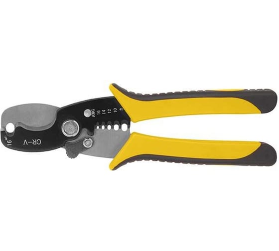 Изображение товара Кабелерез со съемником изоляции FIT 1.3-4.6 мм, 180 мм 60051