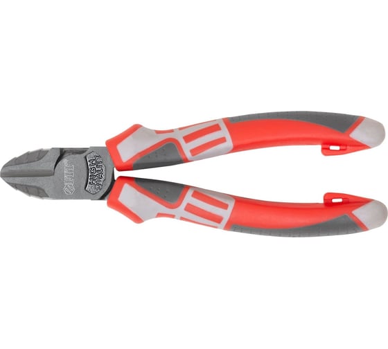 Изображение товара Бокорезы FIT Эталон CrV сталь, ребра жесткости на губках, тефлоновое покрытие, 3К прорезиненные ручки, 180 мм 50692