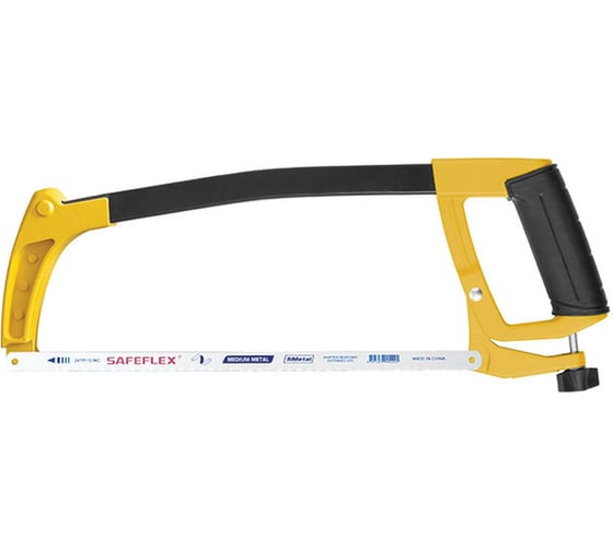 Изображение товара Ножовка по металлу FIT Профи 300 мм, регулируемый натяг, работа под углом 45 гр., прорезиненная ручка, полотно Bi-Metal 40075