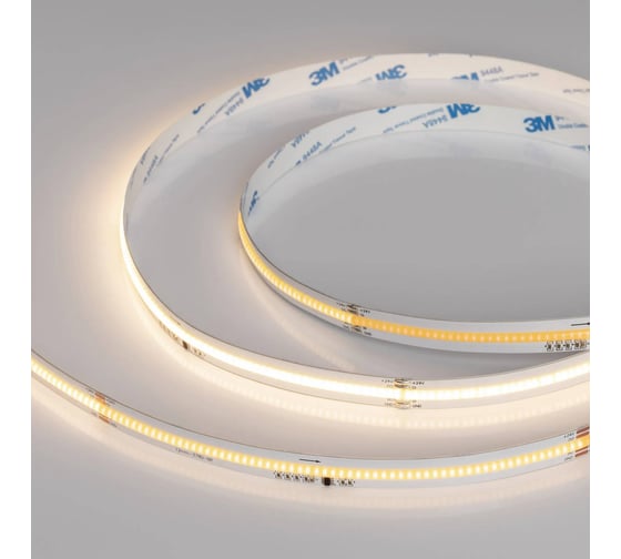 Изображение товара Светодиодная лента Arlight SPI-COB-X378-12mm 24V Warm3000-PX63-BPT , бегущий огонь 5м 041736