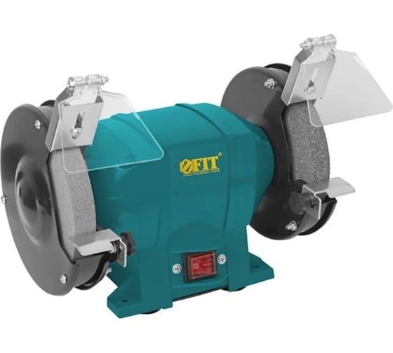 Изображение товара Заточной станок FIT 250 Вт, 2950 об/мин, круги 150/12.7 мм, 20 мм, 6.1 кг 80436