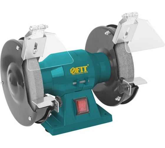 Изображение товара Заточной станок FIT 200 Вт, 2950 об/мин, круги 150/12.7 мм, 16 мм, 4.5 кг 80435