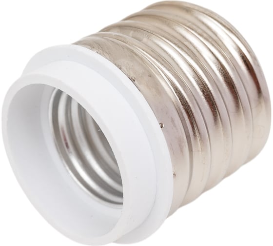 Изображение товара Переходник ЭРА E40-E27, пластик, белый Б0043742