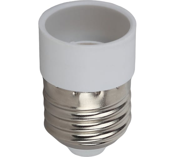 Изображение товара Переходник ЭРА E27-E14, пластик, белый Б0043745