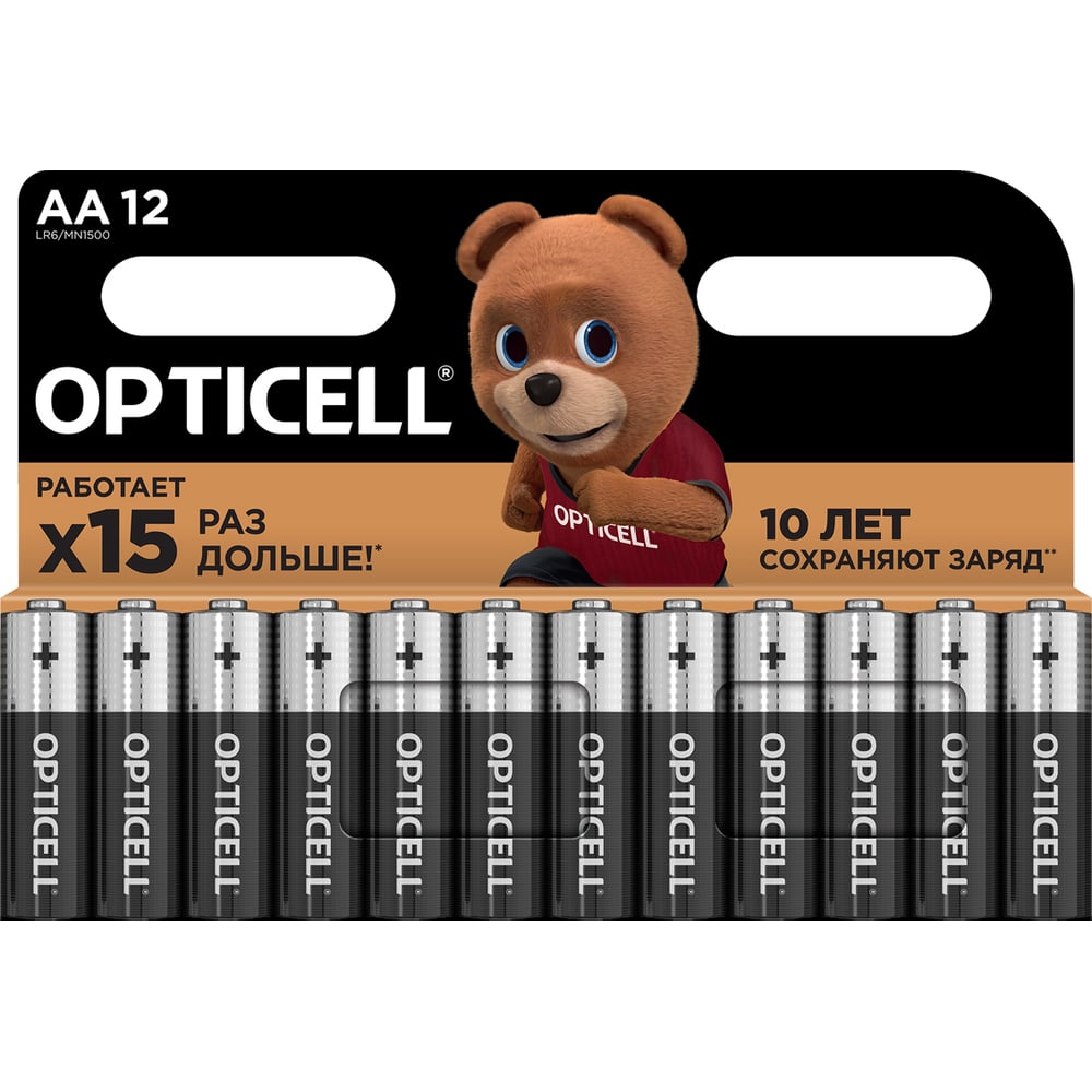 Изображение товара Батарейки Opticell AA 12шт 5051010