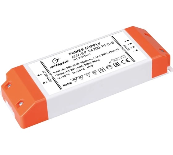Изображение товара Блок питания Arlight ARV-SP-24200-PFC-B 1шт 022922(2)