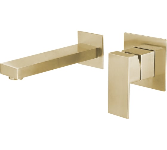 Изображение товара Смеситель скрытого монтажа для раковины ABBER Daheim золото матовое AF8212G