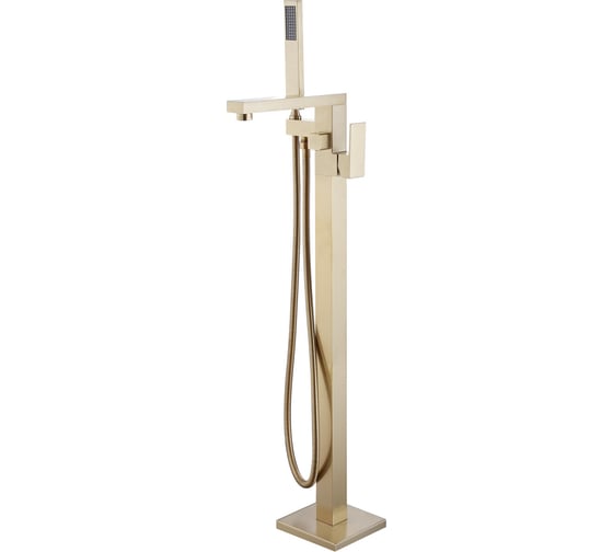 Изображение товара Напольный смеситель ABBER Daheim золото матовое AF8215G