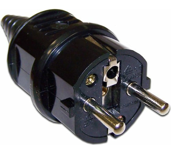 Изображение товара Электрическая кабельная вилка LANMASTER нем. ст., 2К+З, 16A, 250V, LAN-CEE-7/7-180