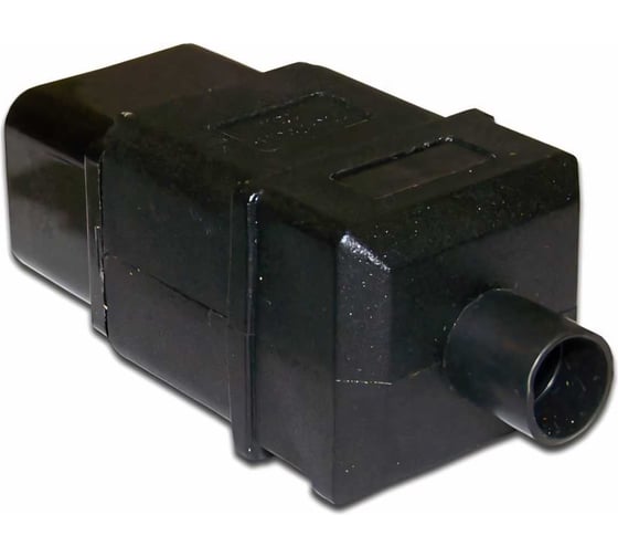 Изображение товара Электрическая кабельная вилка LANMASTER IEC 60320, C20 16A 250V, разборная, черная, LAN-IEC-320-C20