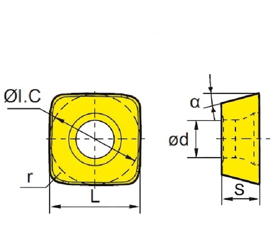 Изображение товара Пластина SDMT090308 YBM251, 10 шт ZCC-CT 00001215005
