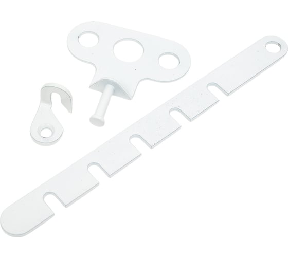 Изображение товара Оконный ограничитель Трибатрон "стандарт-2" 175 мм белый 88463