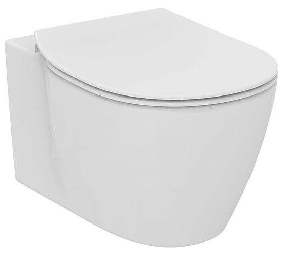 Изображение товара Унитаз без бачка Ideal Standard CONNECT AquaBlade горизонт/выпуск без сиденья E039701