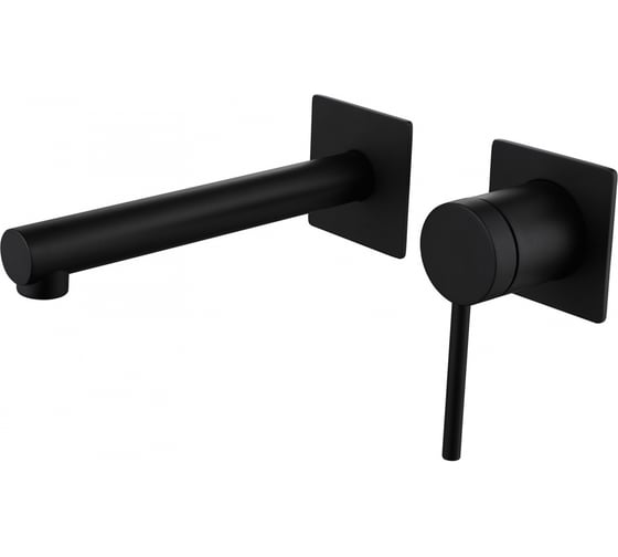 Изображение товара Смеситель скрытого монтажа для раковины ABBER Emotion черный матовый AF8812B