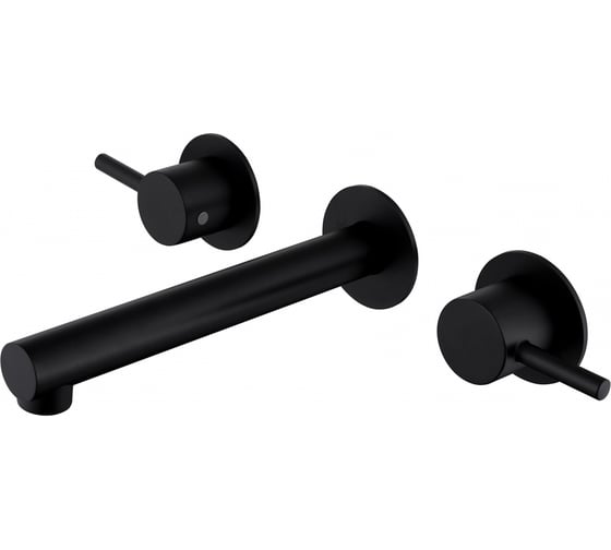 Изображение товара Смеситель скрытого монтажа для раковины ABBER Emotion черный матовый AF88121B