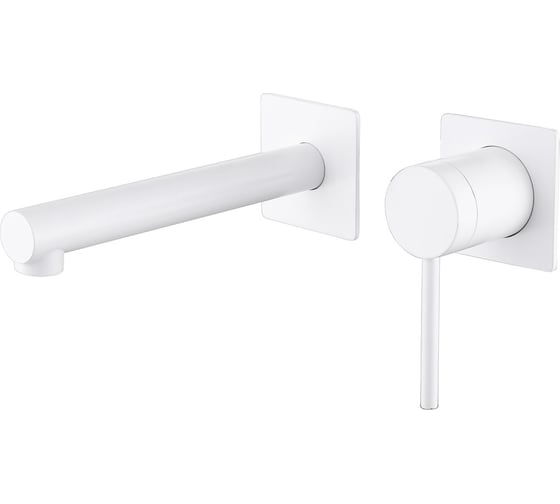 Изображение товара Смеситель скрытого монтажа для раковины ABBER Emotion белый AF8812W