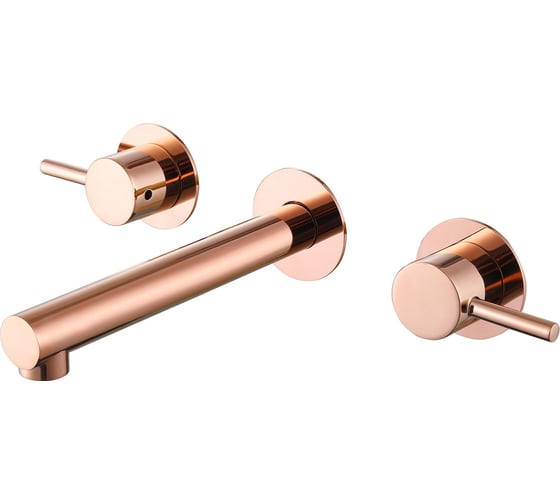 Изображение товара Смеситель скрытого монтажа для раковины ABBER Emotion розовое золото AF88121RG