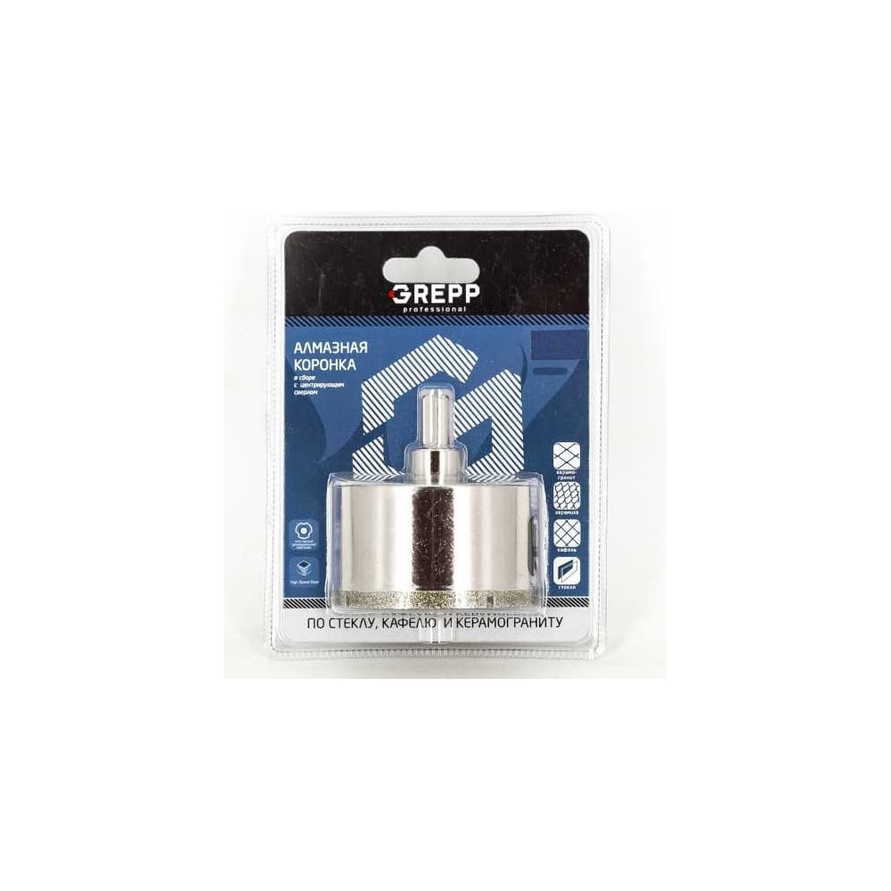 Изображение товара Коронка алмазная для стекла и керамогранита 70 мм Ladina 403-0070
