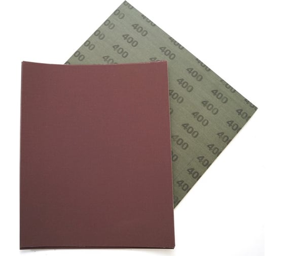 Изображение товара Шлифовальная шкурка водостойкая О/А 230x280 мм, Р400, 10 шт Pobedit 2024040