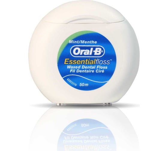 Изображение товара Зубная нить Oral-B Essential floss мятная, 50 м 0051014004