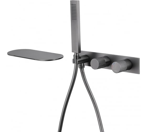 Изображение товара Смеситель скрытого монтажа для ванны ABBER Rund никель AF8731NG