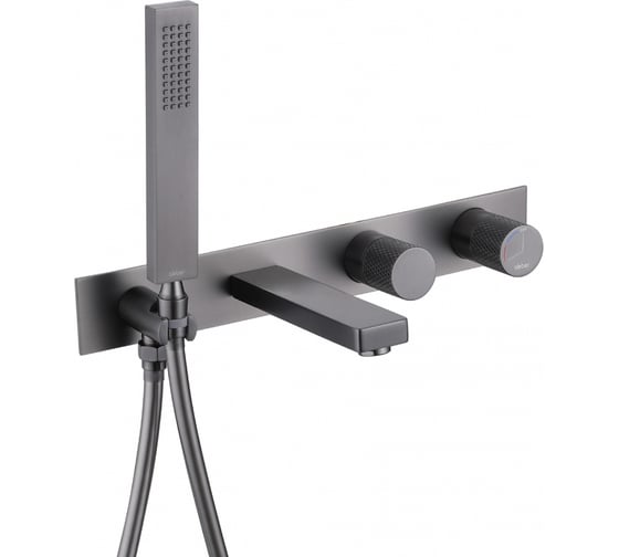 Изображение товара Смеситель скрытого монтажа для ванны ABBER Rund никель AF8730NG