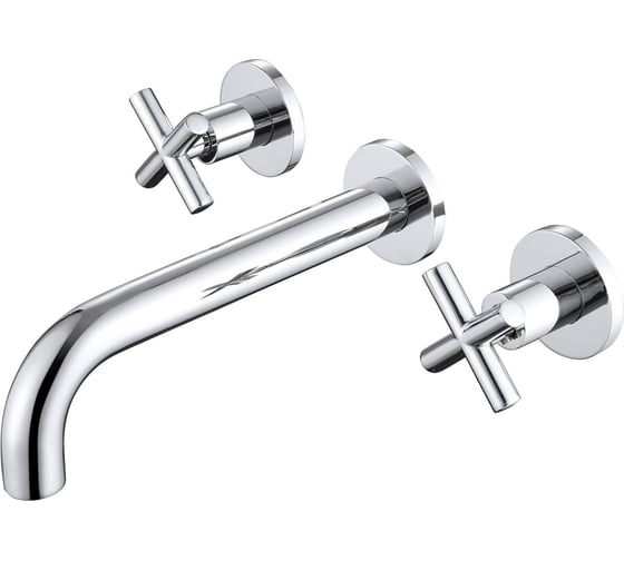 Изображение товара Смеситель скрытого монтажа для раковины ABBER Kreis хром AF81121