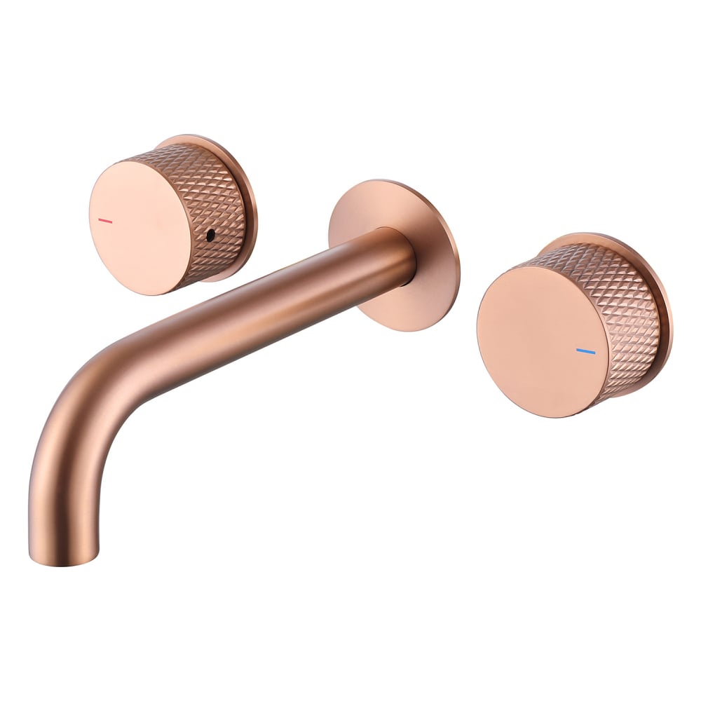 Изображение товара Смеситель скрытого монтажа для умывальника ABBER Kreis розовое золото матовое AF81122MRG