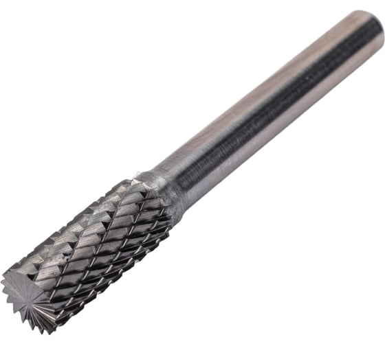 Изображение товара Бор-фреза твердосплавная тип b, 8x20 мм, s=6 мм, цилиндрическая с торцевыми зубьями Diamond Industrial DIDBFA0820