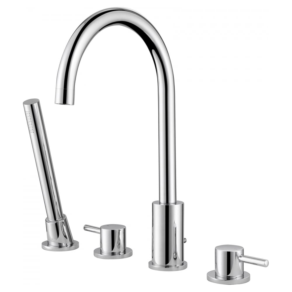 Изображение товара Смеситель на борт ванны ABBER Wasser Kreis хром AF8113 двухрычажный