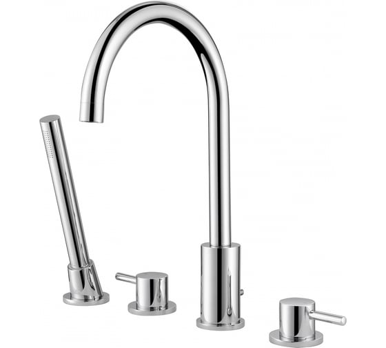 Изображение товара Смеситель на борт ванны ABBER Wasser Kreis хром AF8113