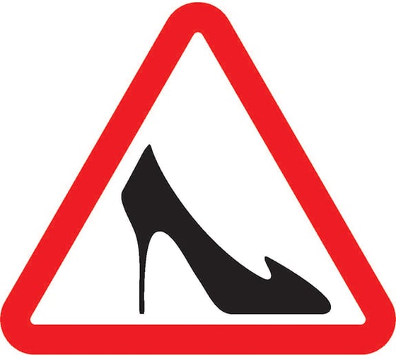 Изображение товара Наклейка автомобильная REXANT информационный знак Дама за рулем, 150x150 мм, 56-0044