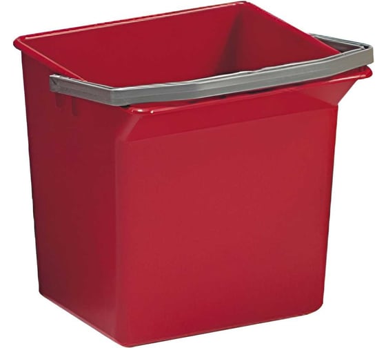 Изображение товара Полипропиленовое ведро TTS с ручкой, 6 л, красное 00003505