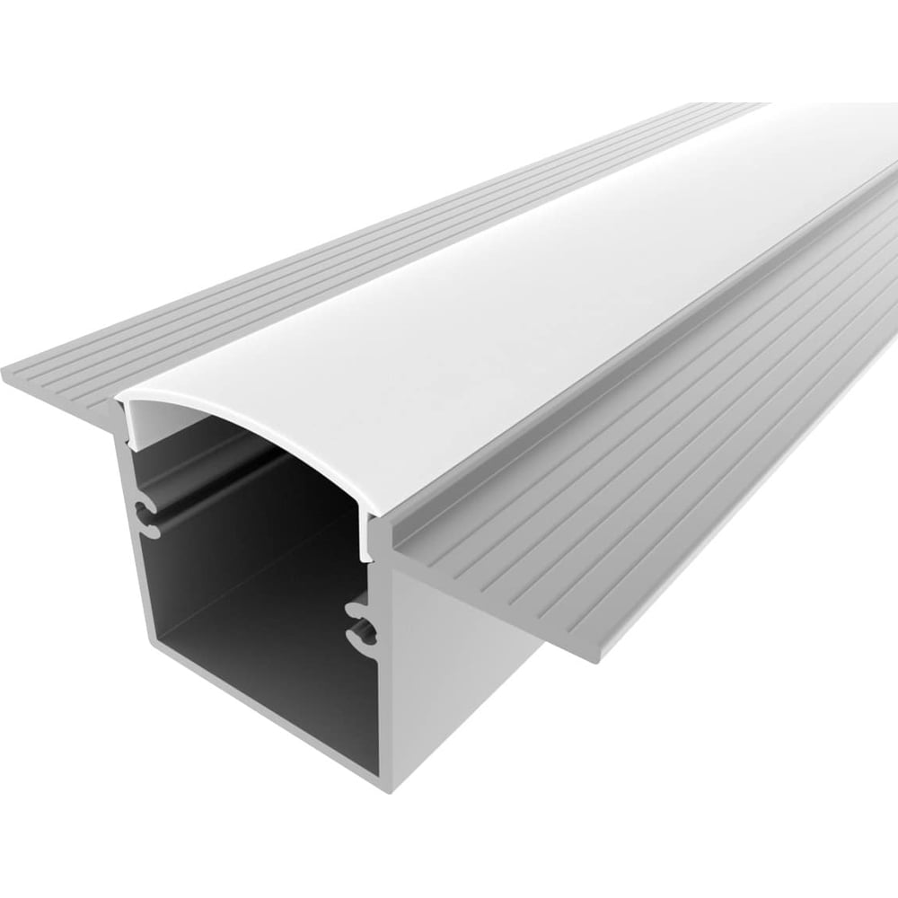 Изображение товара Комплект алюминиевого профиля под шпаклевку LEDCRAFT с экраном и заглушками LC-LPSH2558M28-3 1627000130