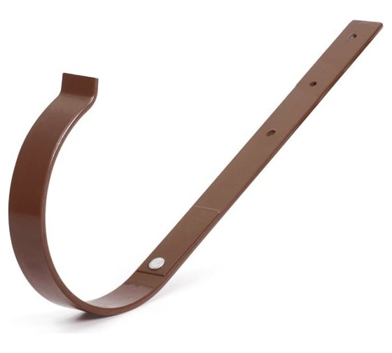 Изображение товара Держатель желоба BRYZA прямой 150 мм коричневый 70-041