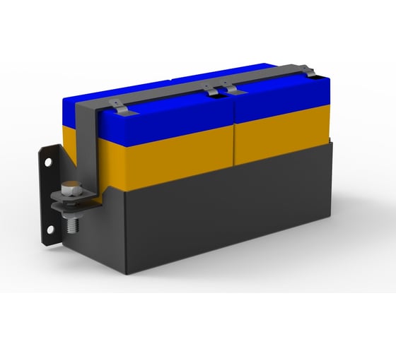 Изображение товара Полка для двух аккумуляторных батарей АМАДОН ёмкостью 4.5 А·ч КАБ-12045-2