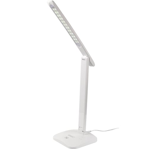 Изображение товара Светодиодный настольный светильник General Lighting Systems 11Вт, 550лм, 2700-6500К, белый свет, сенсорное включение, белый GLTL-045 800045