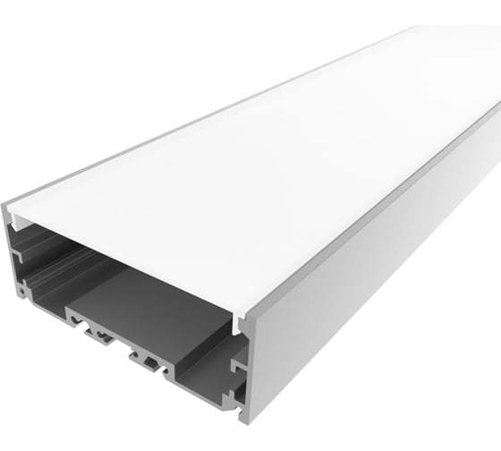 Изображение товара Комплект алюминиевого профиля LEDCRAFT с экраном и заглушками LC-LP2774M68-3 1627000070