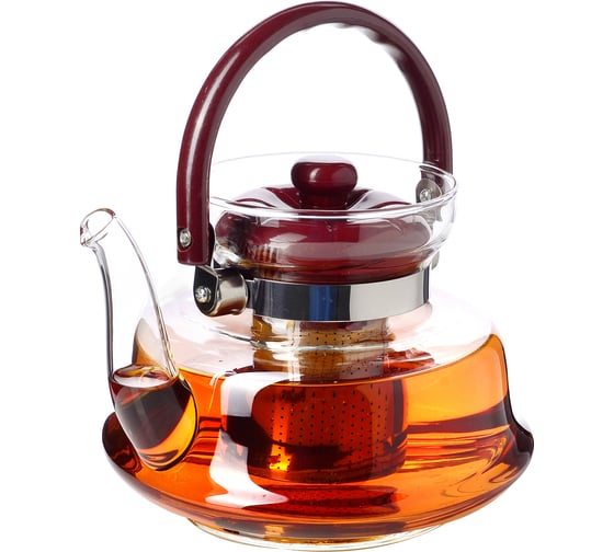 Изображение товара Заварочный чайник LORAINE 3 предмета, 1.2 л, стеклянный 60082