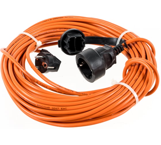 Изображение товара Силовой удлинитель ЭРА UPx1-2x0.75-30m-IP44 в бухте, без заземления, 1 гнездо, 30м, ПВС 2х0.75 Б0043038