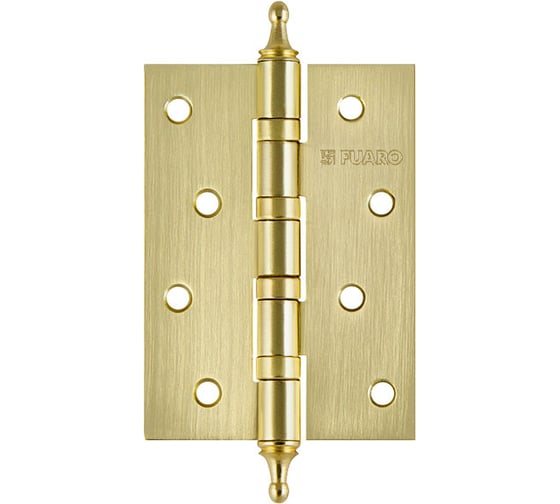 Изображение товара Универсальная петля Fuaro 4BB/A/BL 100x75x2,5 SB мат. золото БЛИСТЕР 30973