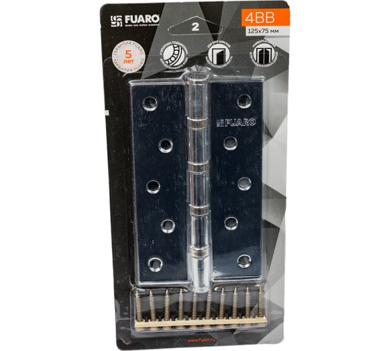 Изображение товара Универсальная петля Fuaro IN5400U-BL CP хром БЛИСТЕР 30993