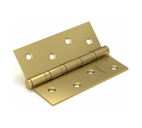 Изображение товара Универсальная петля Fuaro 4BB/BL 125x75x2,5 SB мат. золото БЛИСТЕР 30997