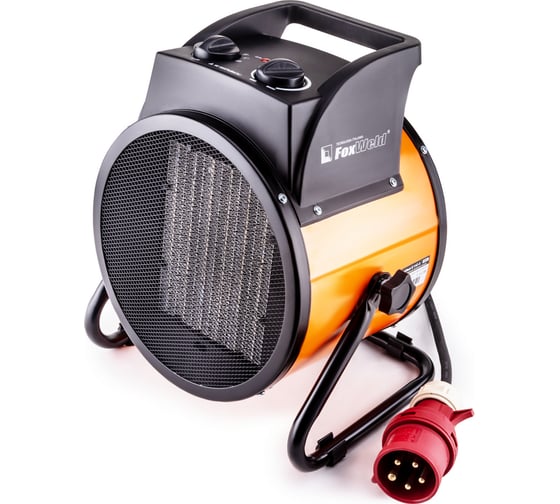 Изображение товара Электрическая тепловая пушка Foxweld foxheat e 11c-3 с керамическим нагревательным элементом, 5 кВт 8884