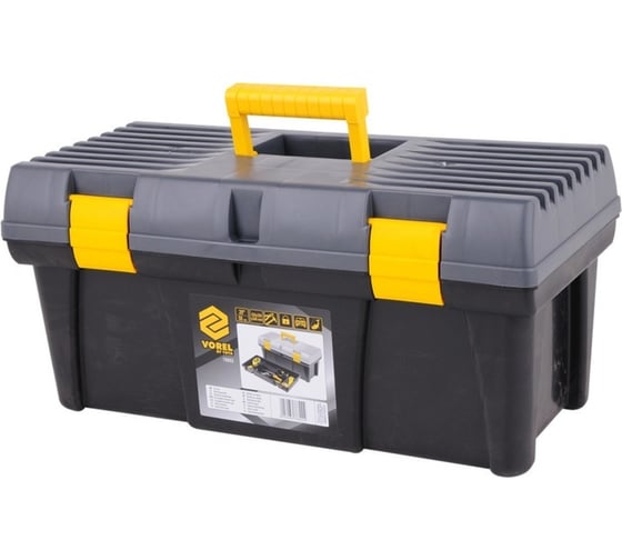 Изображение товара Пластмассовый ящик для инструмента 20 VOREL 525х256х246мм 78802