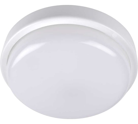 Изображение товара Светодиодный светильник Jazzway настенно-потолочный "Банник" PBH-PC2-RA 12Вт 4000К белый IP65 ЖКХ круглый пылевлагозащитный 1035660