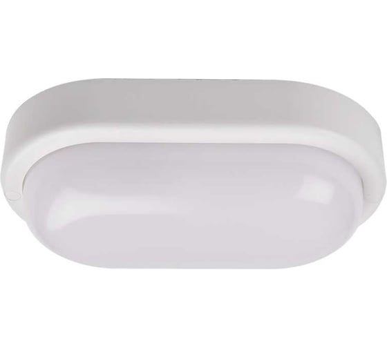 Изображение товара Светодиодный светильник Jazzway настенно-потолочный "Банник" PBH-PC2-OA 8Вт 4000К белый IP65 ЖКХ овал пылевлагозащитный 1035653