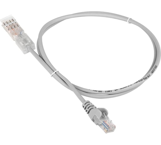 Изображение товара Патч-корд LANMASTER 110 тип-RJ45, 2 пары, UTP, 1.5 м, LAN-45-P2-1.5m