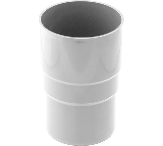 Изображение товара Соединитель водосточной трубы BRYZA 90 мм, белый 62-131