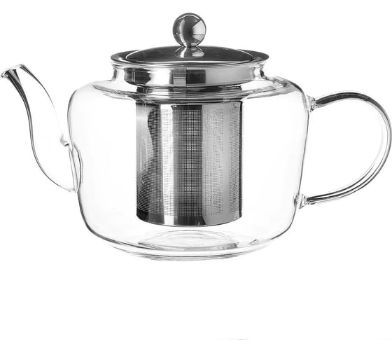 Изображение товара Заварочный чайник LORAINE 3 предмета, 800 мл, стеклянный 60073
